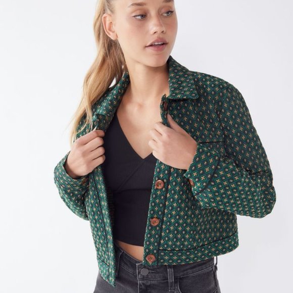 Urban Outfitters Jackets & Blazers - Urban Outfitters Retro Jacquard Jacket | Size Med.